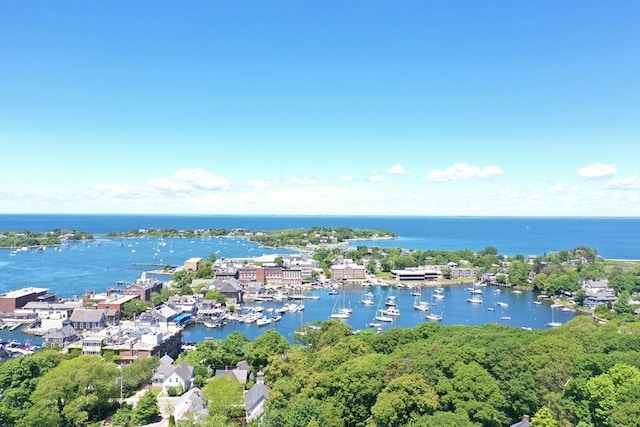 10 Quissett, Falmouth, MA 02543 - drone / aerial view of a large body of water and numerous boat docks