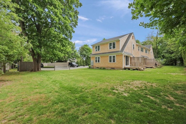 176 Palmer Ave Unit 2, Falmouth, MA 02540 - rear view of house with a deck