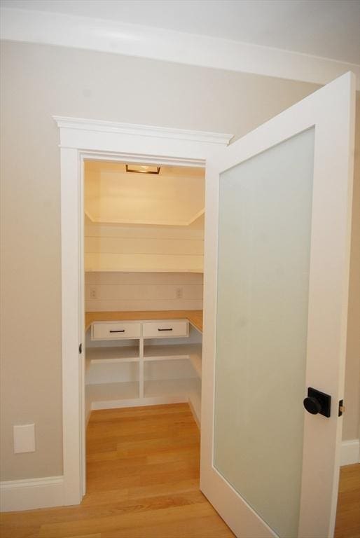 view of storage area