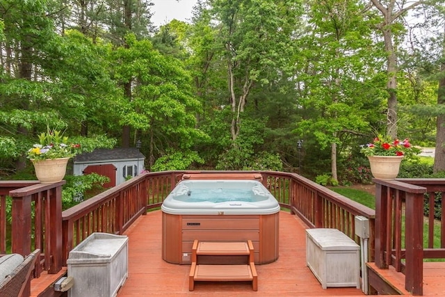 57 Mark Dr, Raynham, MA 02767 - deck with a hot tub