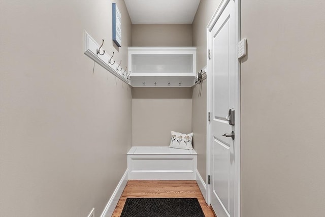 57 Houghton Farm Ln, Bolton, MA 01740 - mudroom with light wood-style floors and baseboards