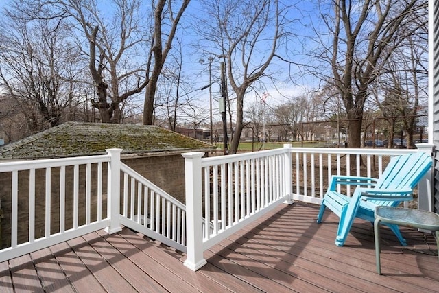 view of deck