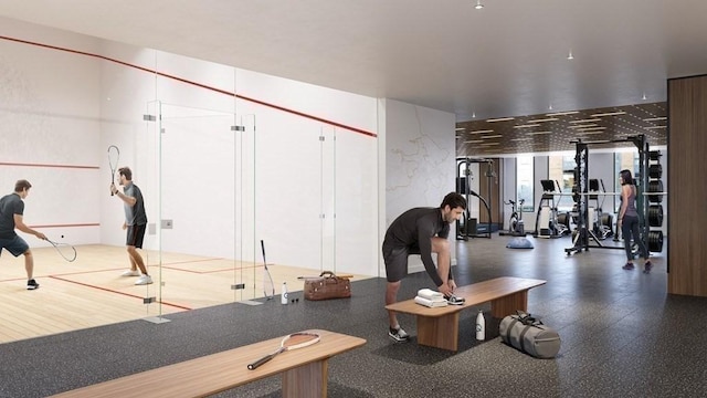 380 Harrison Ave Unit Ph1K, Boston, MA 02118 - view of gym