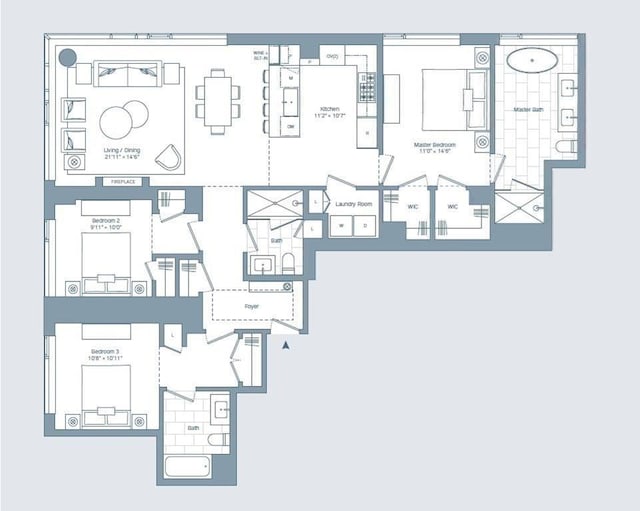 380 Harrison Ave Unit Ph1K, Boston, MA 02118 - floor plan / room layout