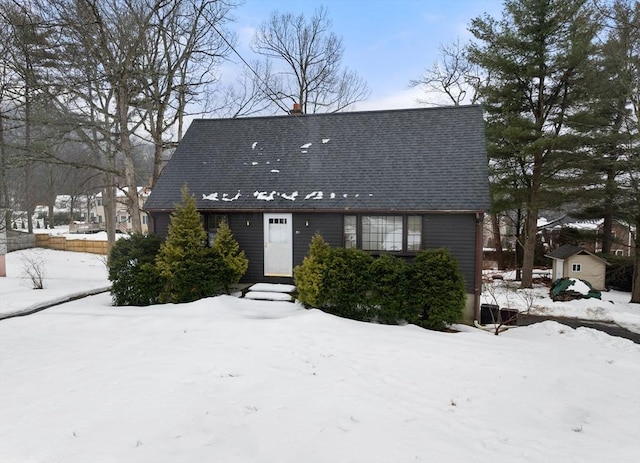 view of front of home