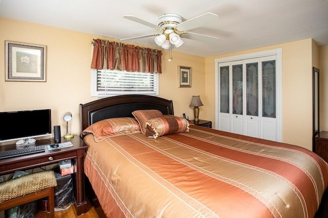 136 Maryland Ave, Somerset, MA 02726 - bedroom with a ceiling fan