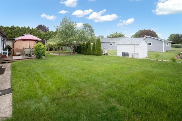 136 Maryland Ave, Somerset, MA 02726 - view of yard with a gazebo and a deck