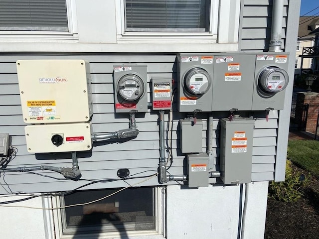 135-137 Summer St, Waltham, MA 02452 - utility room featuring electric meter
