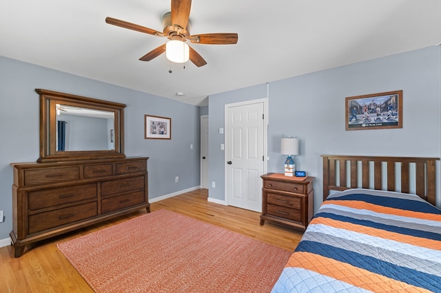 57 Hampton St, Auburn, MA 01501 - bedroom featuring light wood finished floors and ceiling fan