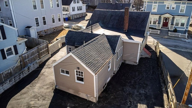 drone / aerial view featuring a residential view