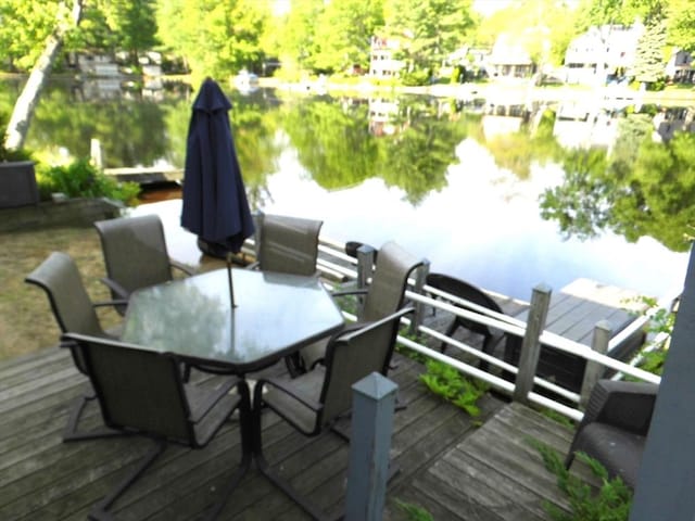 55A Millville Cir, Salem, NH 03079 - deck featuring outdoor dining area