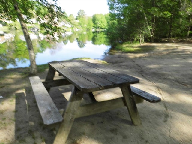 55A Millville Cir, Salem, NH 03079 - view of patio featuring a water view
