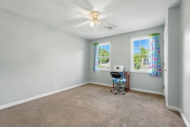 82 Lloyd Ave, Springfield, MA 01119 - unfurnished office featuring carpet floors and a ceiling fan