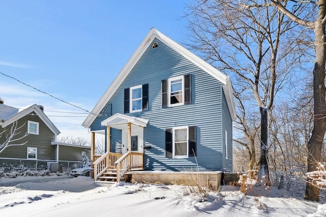 view of front of home