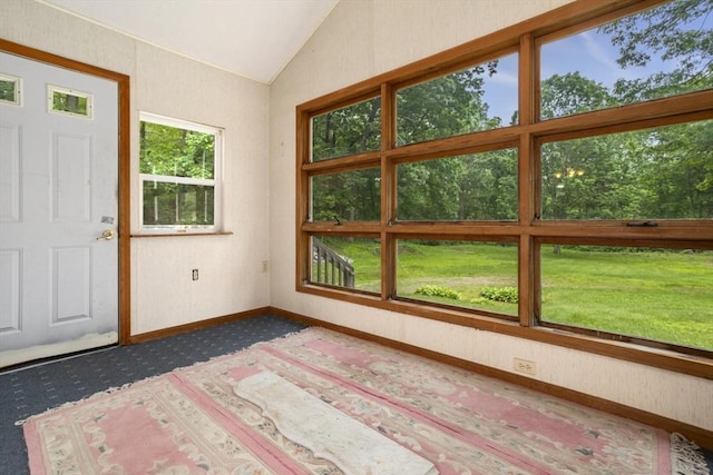 121 Liberty St, Middleton, MA 01949 - unfurnished sunroom with lofted ceiling