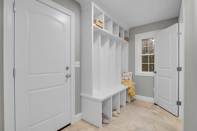 62 Bolton Rd Applewood, Unit Applewood, Westminster, MA 01473 - mudroom featuring baseboards