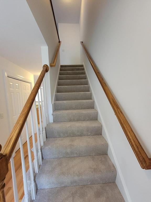 281 Rowley Bridge Rd Unit 7, Topsfield, MA 01983 - stairway with carpet floors