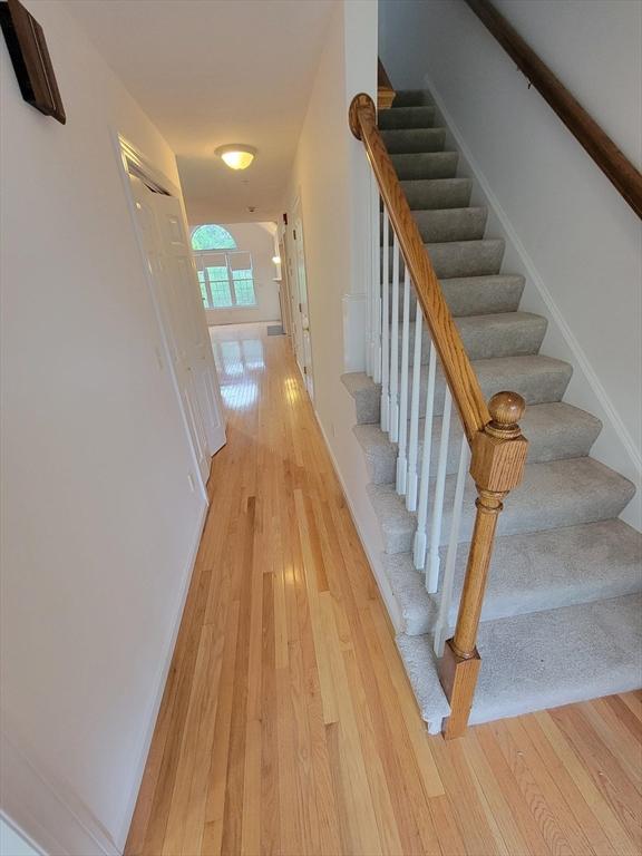 281 Rowley Bridge Rd Unit 7, Topsfield, MA 01983 - staircase with wood finished floors