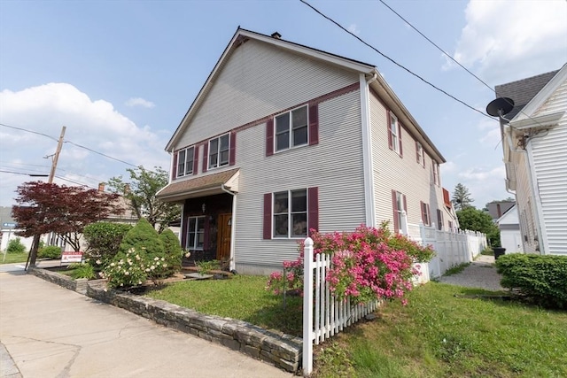 135 Main St, Blackstone, MA 01504 - view of front of property with a front yard