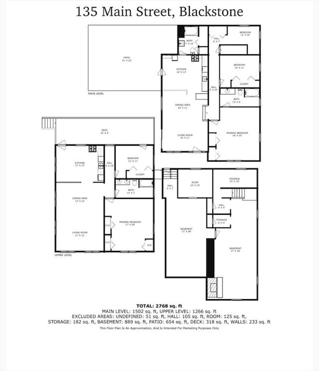135 Main St, Blackstone, MA 01504 - view of room layout