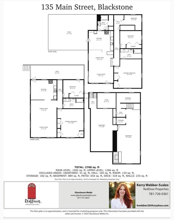 135 Main St, Blackstone, MA 01504 - view of home floor plan