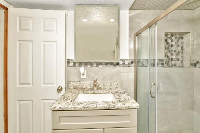 120 E Ashland St, Brockton, MA 02302 - bathroom with vanity and a stall shower