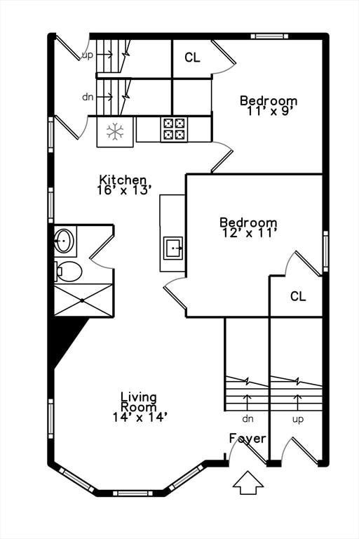 floor plan / room layout