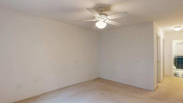 33 Cobblestone Ln Unit 33, Worcester, MA 01606 - empty room featuring light colored carpet and a ceiling fan
