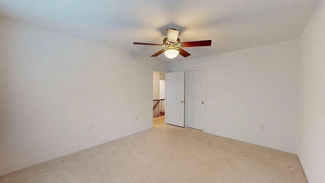 33 Cobblestone Ln Unit 33, Worcester, MA 01606 - spare room featuring light carpet and ceiling fan