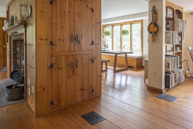 697 Rte 197, Woodstock, CT 06281 - hall with hardwood / wood-style floors