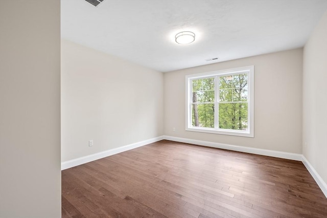 59A Mount Ave, Worcester, MA 01606 - spare room featuring dark wood-style flooring and baseboards