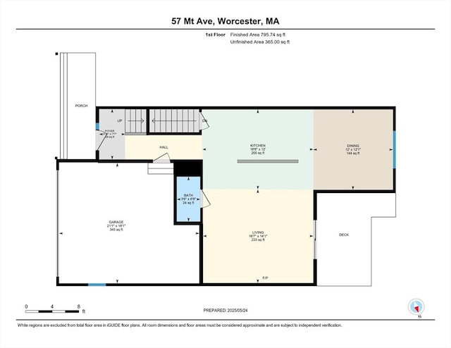 59A Mount Ave, Worcester, MA 01606 - home floor plan