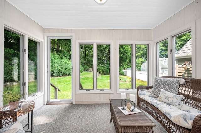 15 Eustis Ave, Wakefield, MA 01880 - sunroom with healthy amount of natural light and outdoor lounge area