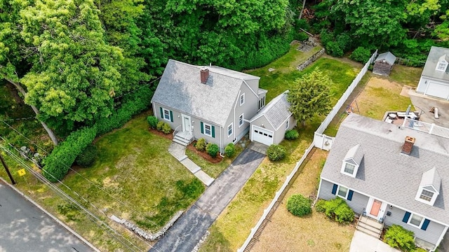 15 Eustis Ave, Wakefield, MA 01880 - aerial view of property and surrounding area