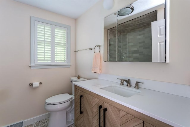 29 Benjamin Landing Ln Unit 29, Franklin, MA 02038 - full bath featuring vanity, toilet, baseboards, and a tile shower