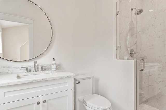 1 Beech Tree Ln, Lexington, MA 02421 - full bathroom with a shower stall, toilet, and vanity