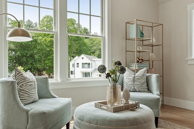 1 Beech Tree Ln, Lexington, MA 02421 - living area featuring wood finished floors and baseboards