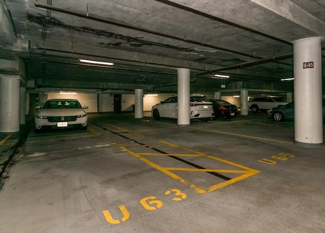173 Oak Unit 208W, Newton, MA 02464 - view of parking garage