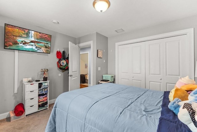 27 Nadias Way, Brockton, MA 02301 - bedroom with carpet floors, a closet, and baseboards