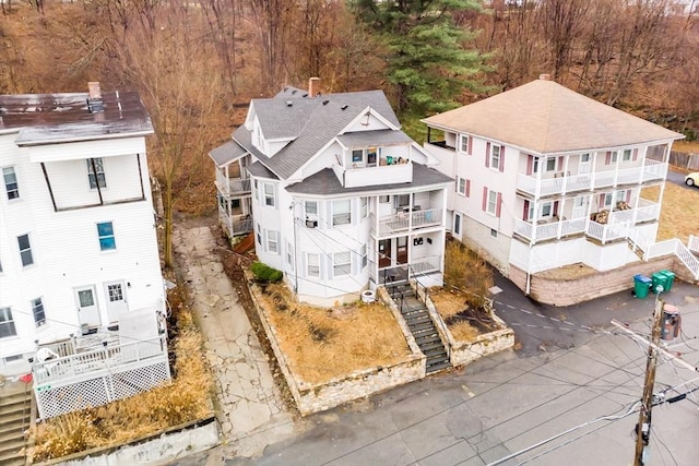 38 Cliff St, Fitchburg, MA 01420 - view from above of property