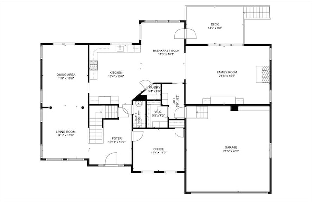 34 Winship Dr, Stoneham, MA 02180 - view of floor plan / room layout