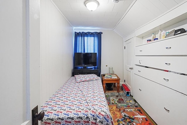19 Chester St, Fitchburg, MA 01420 - bedroom featuring lofted ceiling and ornamental molding