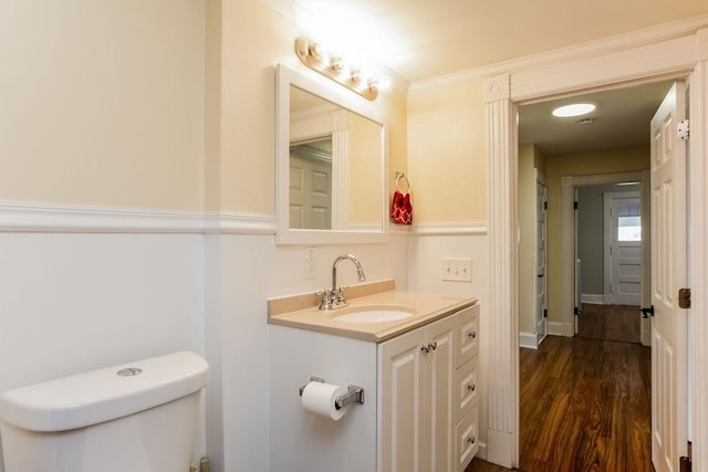 67 Alexander St, Springfield, MA 01107 - bathroom with vanity and wood finished floors