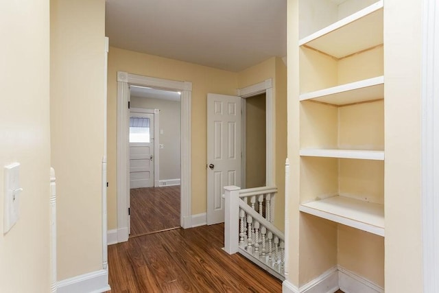 67 Alexander St, Springfield, MA 01107 - corridor with an upstairs landing and wood finished floors