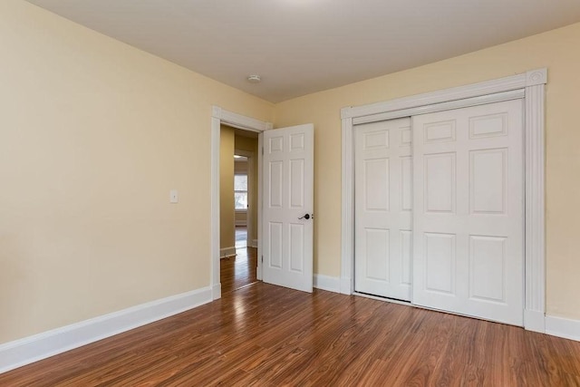 67 Alexander St, Springfield, MA 01107 - unfurnished bedroom featuring wood finished floors and a closet