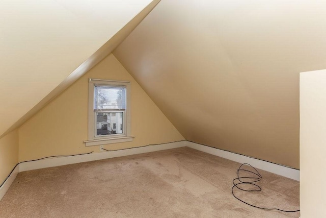 67 Alexander St, Springfield, MA 01107 - additional living space with light colored carpet and vaulted ceiling