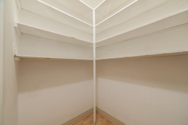 view of storage area
