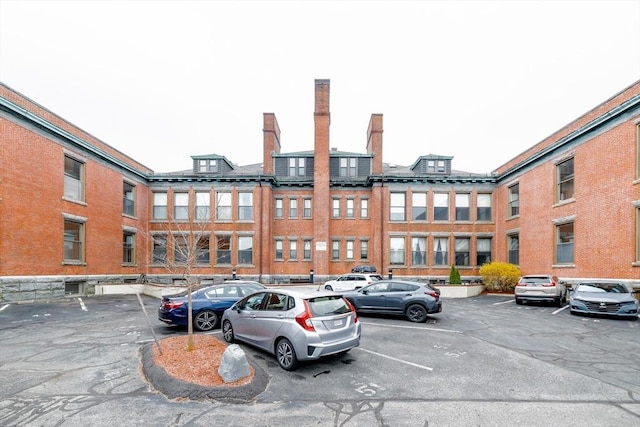 view of uncovered parking lot