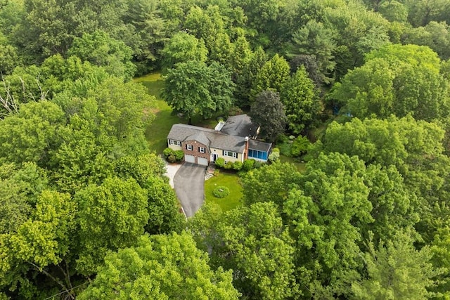 5 Ingalls Rd, Tyngsborough, MA 01879 - view of subject property featuring a heavily wooded area