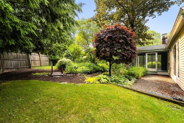 5 Ingalls Rd, Tyngsborough, MA 01879 - view of yard featuring a sunroom